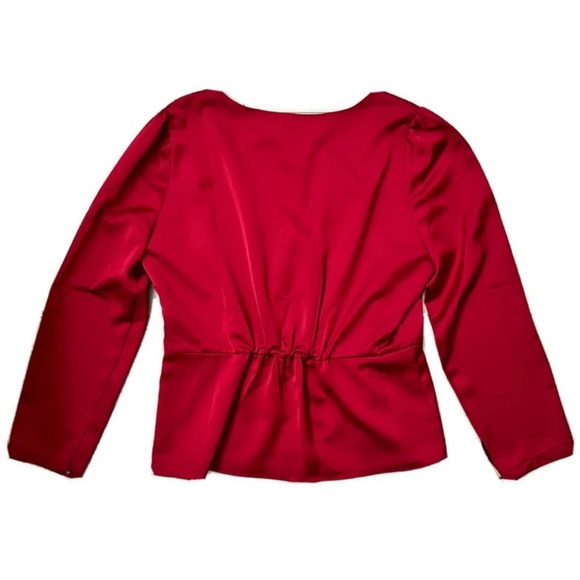 J.Crew Factory satin blouse size 6 - Picture 4 of 5